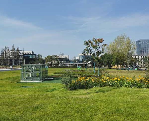 合肥中央生態(tài)公園園博園雨水調(diào)蓄池工程-水力門(mén)式?jīng)_洗系統(tǒng) (3)